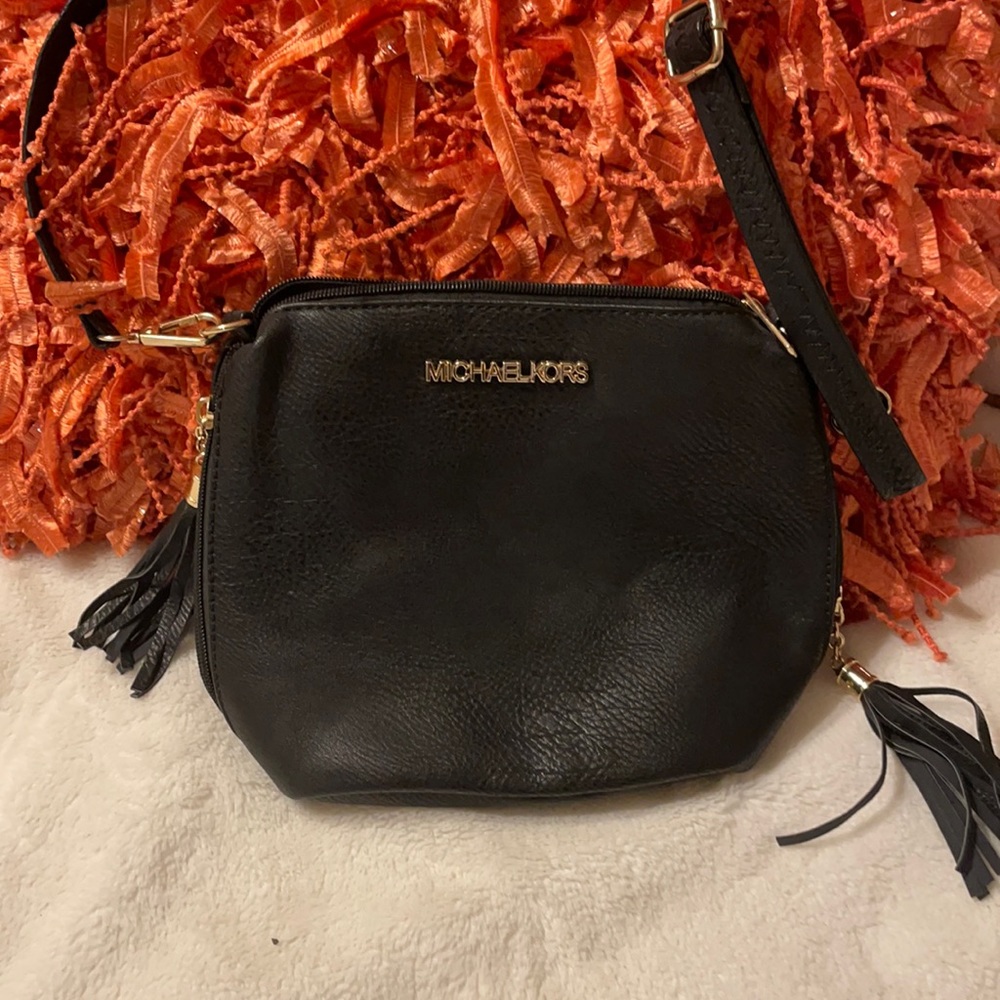 Michael Kors dupe black crossbody purse